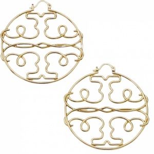 NEW Tory Burch Miller Twisted Hoop Earrings